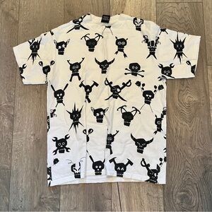 Vintage Stussy skeleton tee